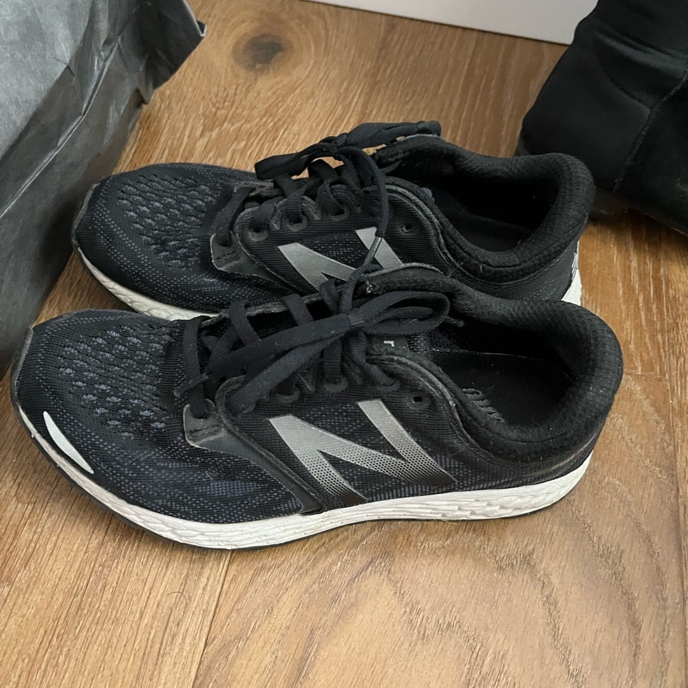 Black New Balance sneakers
